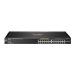 HPE Aruba 2530-24G-PoE+ - Switch - managed - 24 x 10/100/1000 (PoE+) + 4 x Gigabit SFP - Desktop, an Rack montierbar, wandmontie