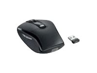 Fujitsu WI660 - Maus - kabellos - 2.4 GHz - kabelloser Empfnger (USB) - Schwarz, Silber