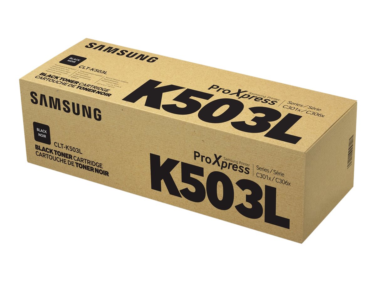 Samsung CLT-K503L - Hohe Ergiebigkeit - Schwarz - Original - Tonerpatrone (SU147A) - fr ProXpress SL-C3010DW, SL-C3010ND, SL-C3