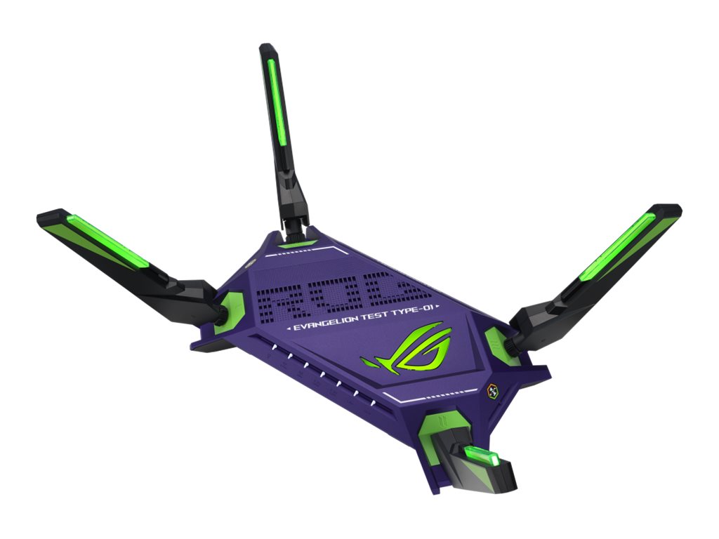 ASUS ROG Rapture GT-AX6000 - EVA Edition - Wireless Router - 4-Port-Switch - GigE, 2.5 GigE - 802.11a/b/g/n/ac/ax