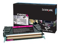 Lexmark - Hohe Ergiebigkeit - Magenta - Original - Tonerpatrone LCCP - fr Lexmark X748de, X748de LDS, X748de Statoil, X748dte