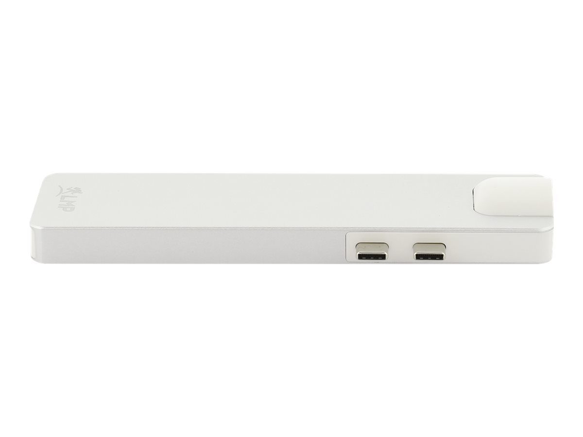 LMP USB-C Compact Dock - Dockingstation - USB-C 3.1 / Thunderbolt 3 - HDMI, Mini DP - GigE