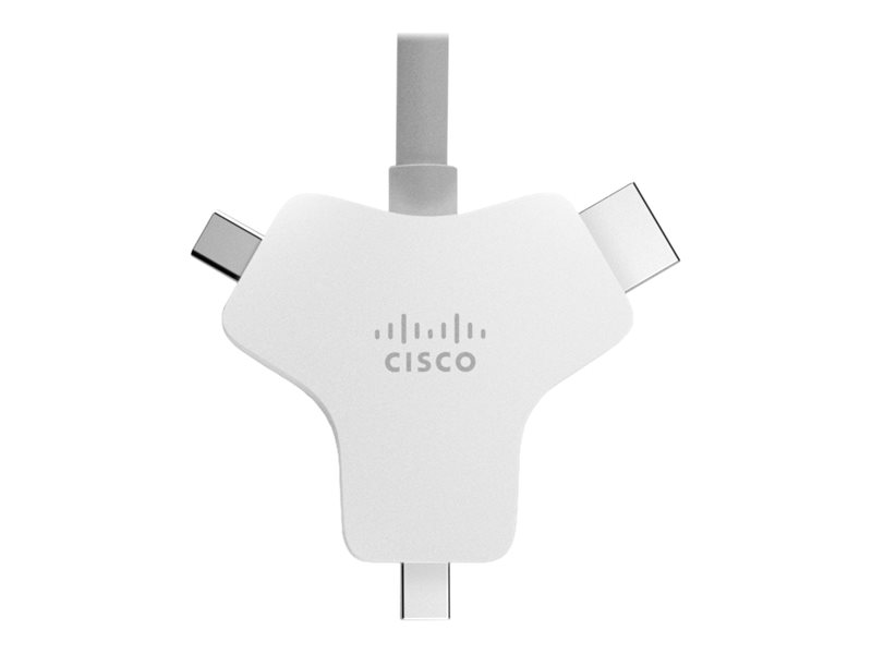 Cisco Multi-head - Video- / Audio- / Datenkabel - HDMI mnnlich zu HDMI, Mini DisplayPort, 24 pin USB-C mnnlich - 9 m - fr Web