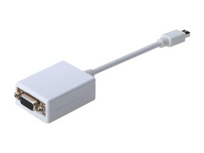 DIGITUS - DisplayPort-Adapter - Mini DisplayPort (M) zu HD-15 (VGA) (W) - geformt - weiss
