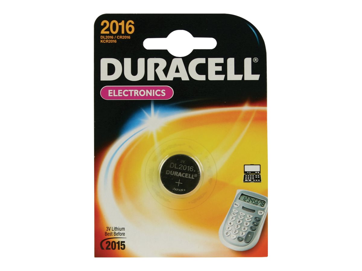 Duracell DL 2016 - Batterie CR2016 - Li - 75 mAh