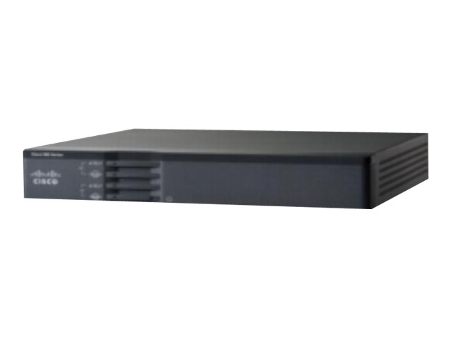 Cisco 866VAE Secure - Router - ISDN/DSL - 5-Port-Switch - 1GbE - WAN-Ports: 2
