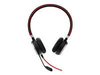 Jabra Evolve 40 MS stereo - Headset - On-Ear - kabelgebunden - USB, 3,5 mm Stecker - Zertifiziert fr Skype fr Unternehmen