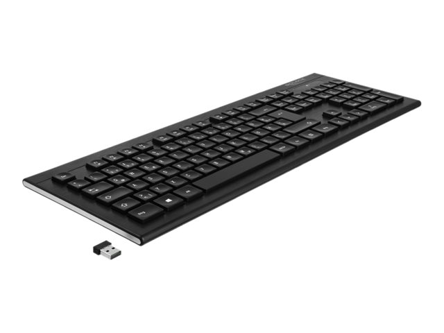 Delock - Tastatur - kabellos - 2.4 GHz - QWERTZ - Deutsch