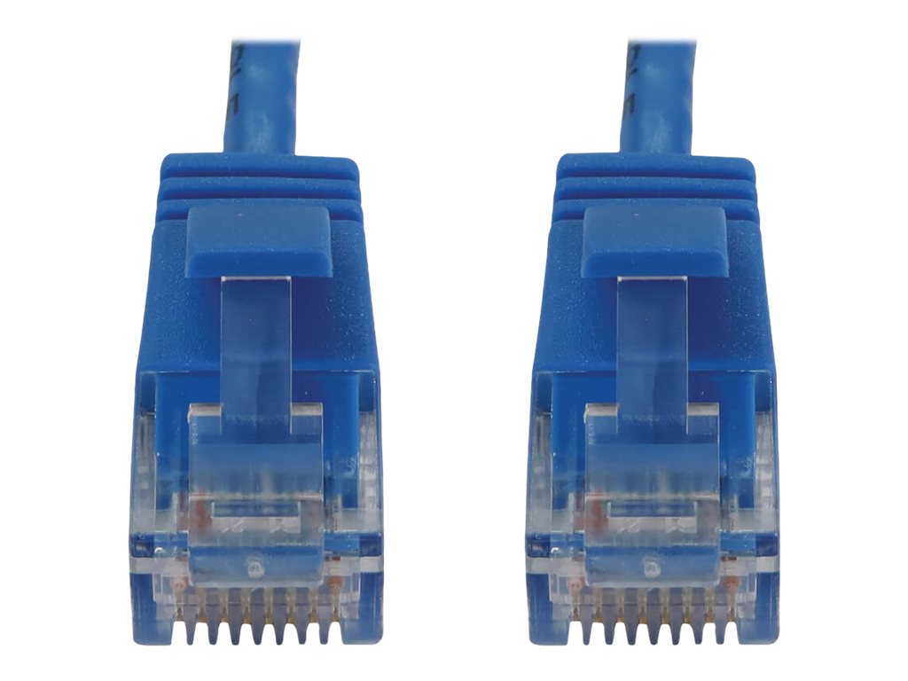 Eaton Tripp Lite Series Cat6a 10G Snagless Molded Slim UTP Ethernet Cable (RJ45 M/M), PoE, Blue, 6 in. (15 cm) - Netzwerkkabel -