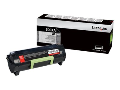 Lexmark 600XA - Besonders hohe Ergiebigkeit - Schwarz - Original - Tonerpatrone LCCP - fr Lexmark MX510, MX511, MX522, MX610, M