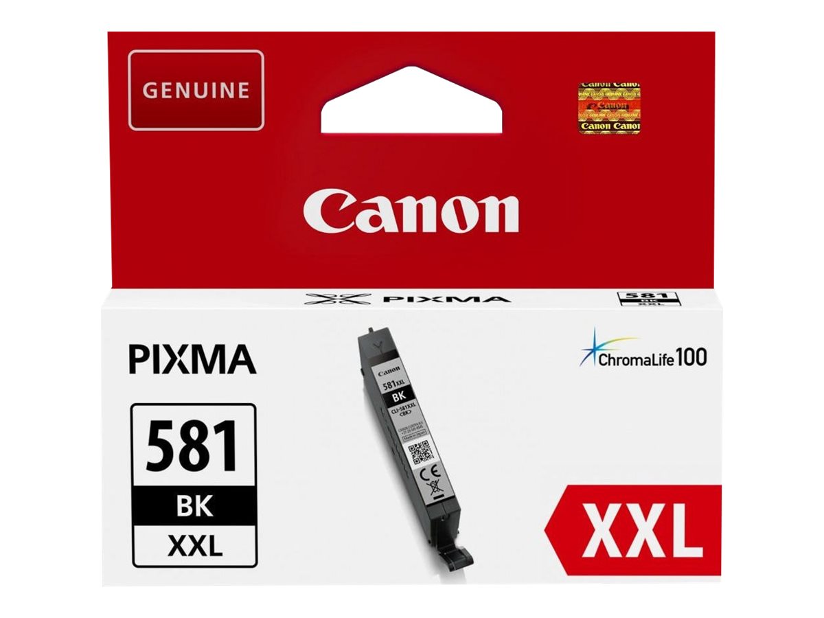Canon CLI-581BK XXL - Grsse XXL - Schwarz - original - Tintenbehlter - fr PIXMA TS6251, TS6350, TS6351, TS705, TS8251, TS8252