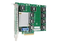 HPE - Speicherkontrolle-Aktualisierungskarte - 26 Sender/Kanal - SATA 6Gb/s / SAS 12Gb/s - PCIe - fr ProLiant ML350 Gen9, ML350