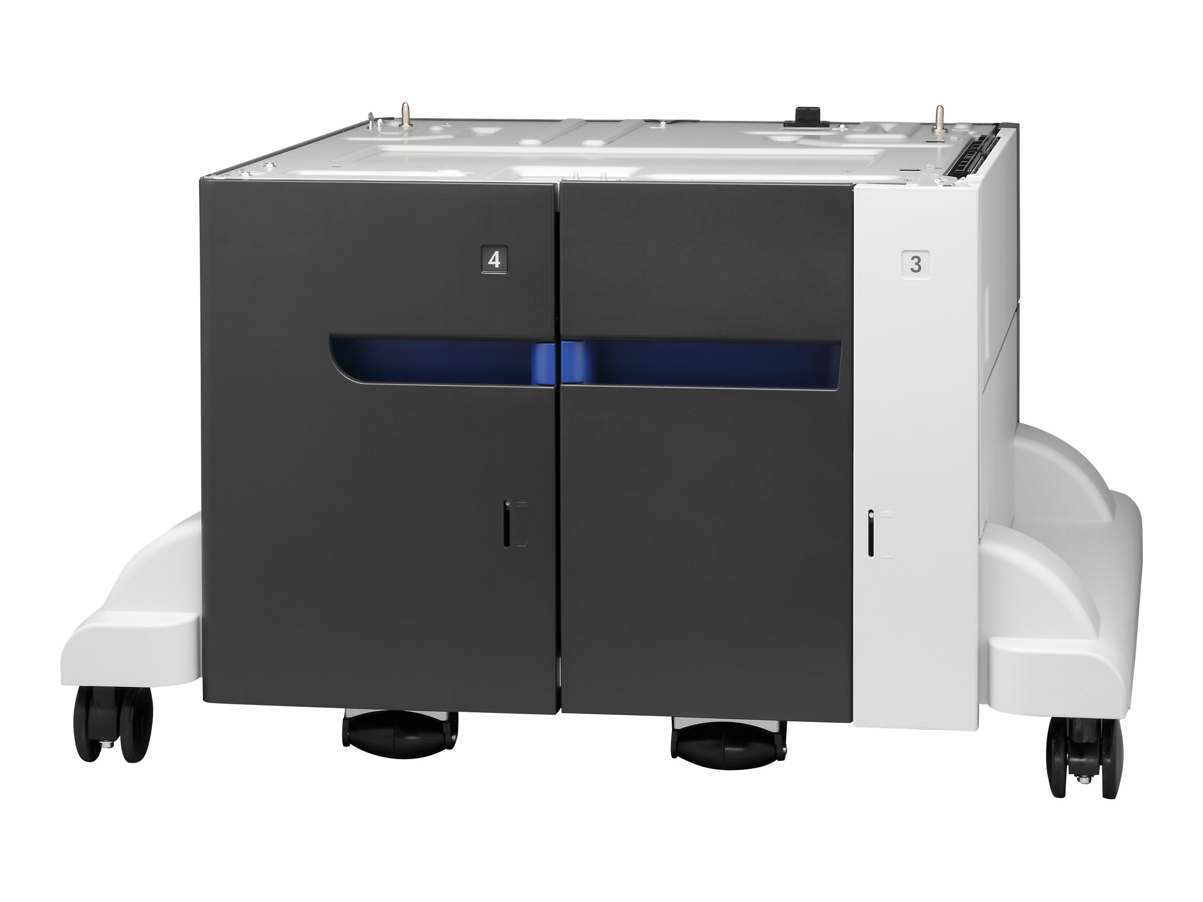 HP Papiereinzug und Stnder - Druckerbasis mit Medienzufhrung - 3500 Bltter in 1 Schubladen (Trays) - fr Color LaserJet Enter
