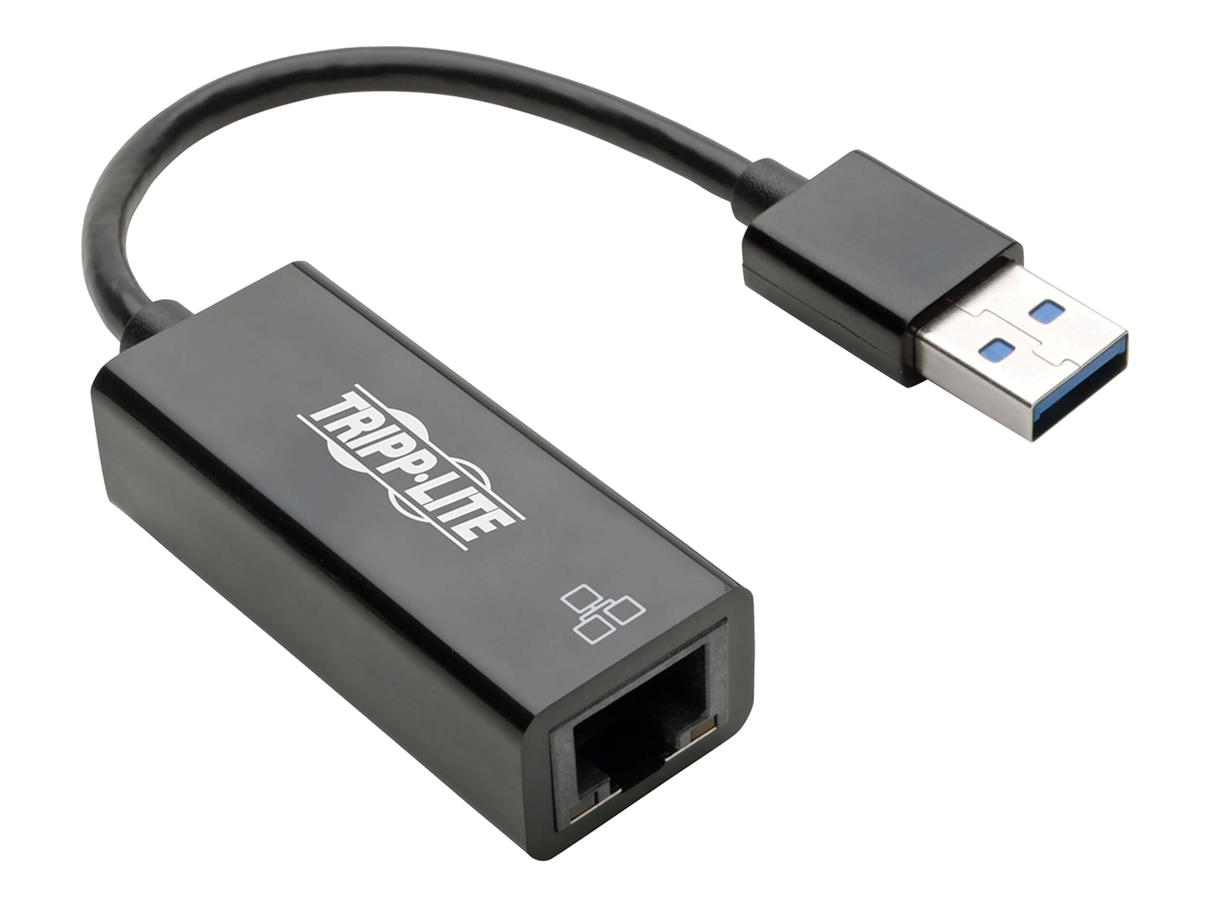 Tripp Lite USB 3.0 SuperSpeed to Gigabit Ethernet Adapter RJ45 10/100/1000 Mbps - Netzwerkadapter - USB 3.0 - Gigabit Ethernet -