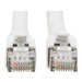 Eaton Tripp Lite Series Cat8 25G/40G Certified Snagless Shielded S/FTP Ethernet Cable (RJ45 M/M), PoE, White, 6 ft. (1.83 m) - P
