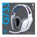 Logitech G G733 LIGHTSPEED Wireless RGB Gaming Headset - Headset - ohrumschliessend - 2,4 GHz - kabellos - weiss