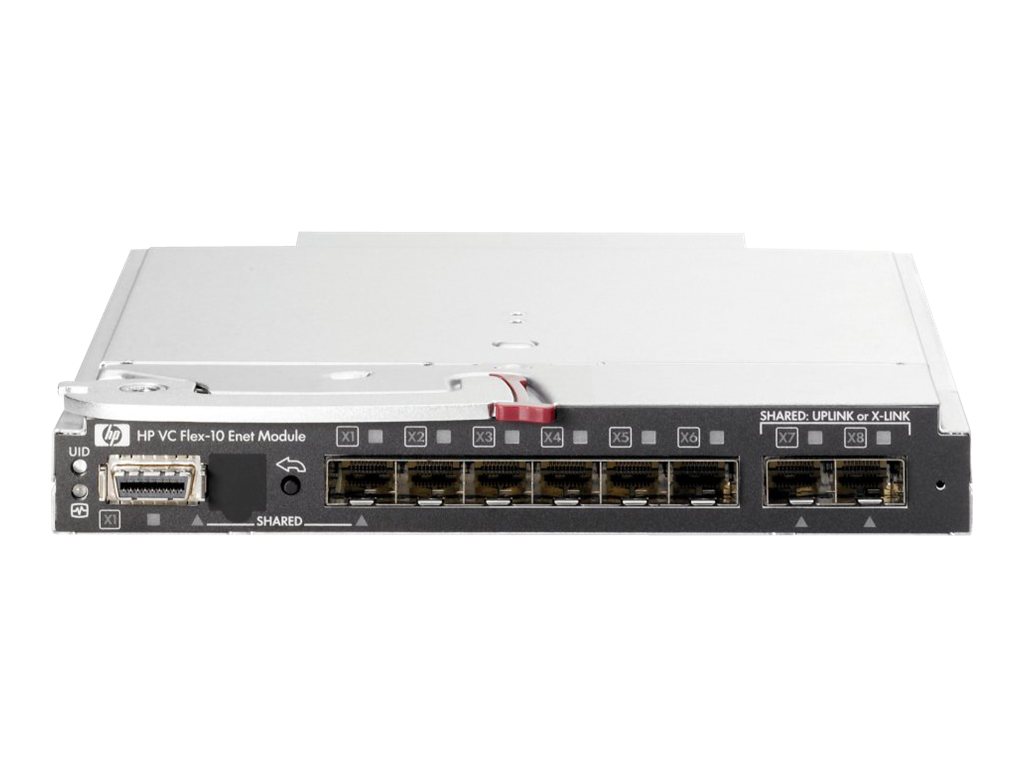 HPE Virtual Connect Flex-10 - Erweiterungsmodul - 10 GigE - fr BladeSystem c3000; BLc3000 Enclosure; BLc3000 Single-Phase Enclo