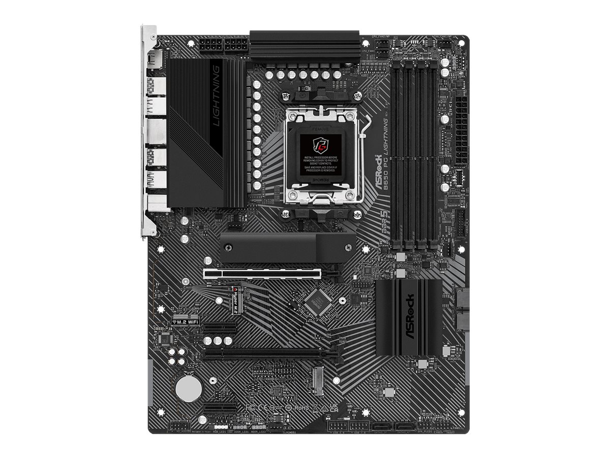 ASRock B650 PG Lightning - Motherboard - ATX - Socket AM5 - AMD B650 Chipsatz - USB 3.2 Gen 1, USB-C 3.2 Gen2, USB-C 3.2 Gen 2x2