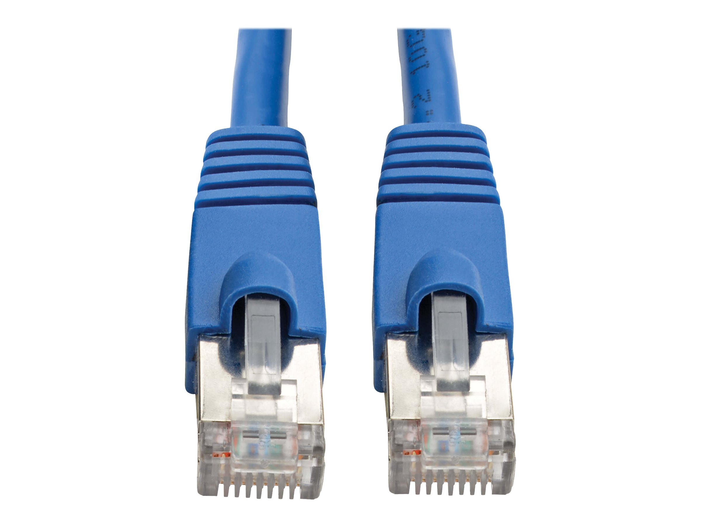 Eaton Tripp Lite Series Cat6a 10G Snagless Shielded STP Ethernet Cable (RJ45 M/M), PoE, Blue, 30 ft. (9.14 m) - Patch-Kabel - RJ