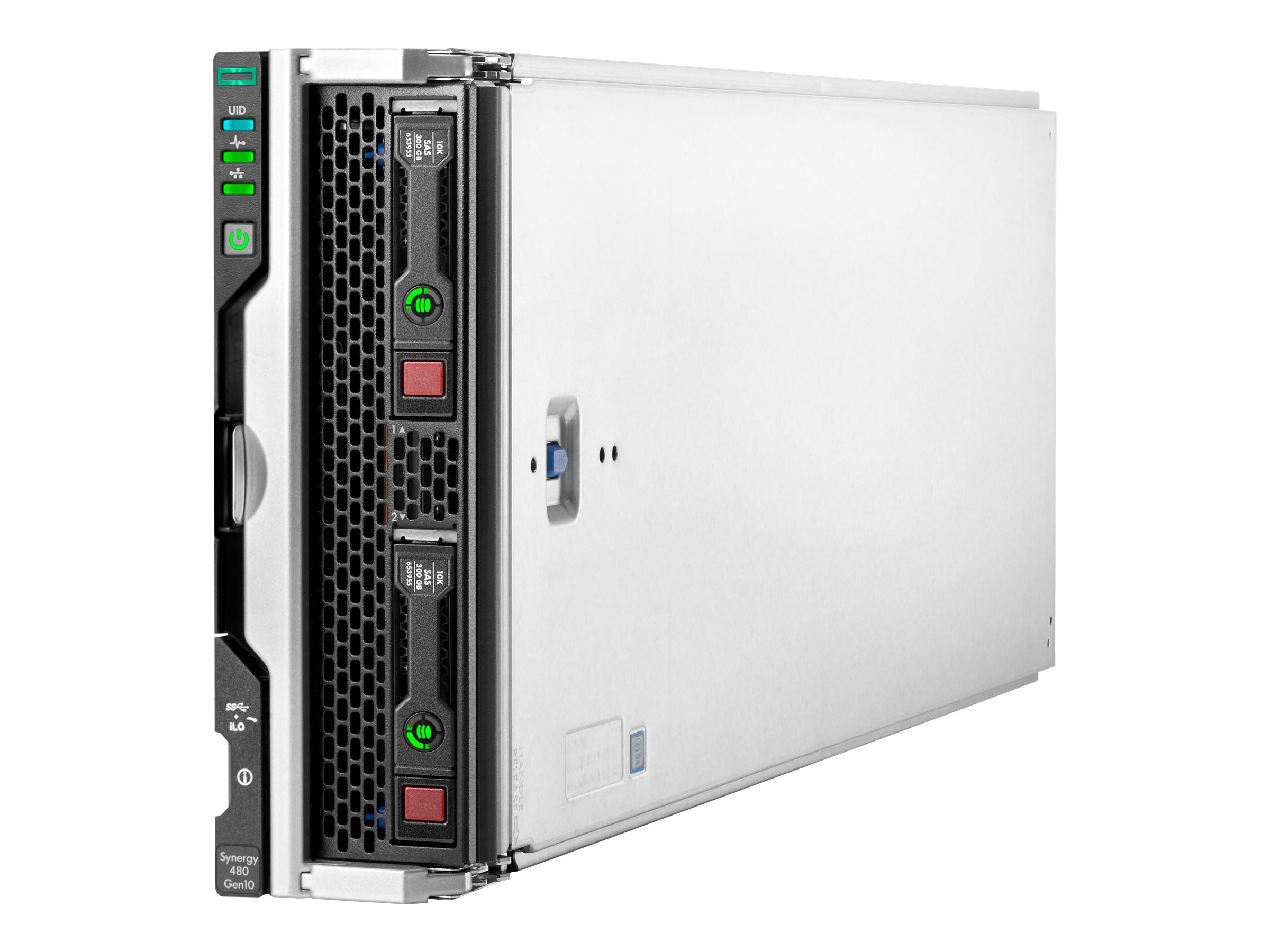 HPE Synergy 480 Gen10 w/o Drives Compute Module - Server - Blade - zweiweg - keine CPU - RAM 0 GB
