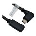 Roline - USB-Verlngerungskabel - 24 pin USB-C (M) gewinkelt zu 24 pin USB-C (W) gerade - USB 3.2 / DisplayPort 1.2 (Alt Mode) -