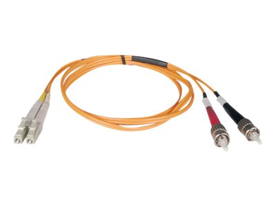 Eaton Tripp Lite Series Duplex Multimode 50/125 Fiber Patch Cable (LC/ST), 10M (33 ft.) - Patch-Kabel - ST multi-mode (M) zu LC 
