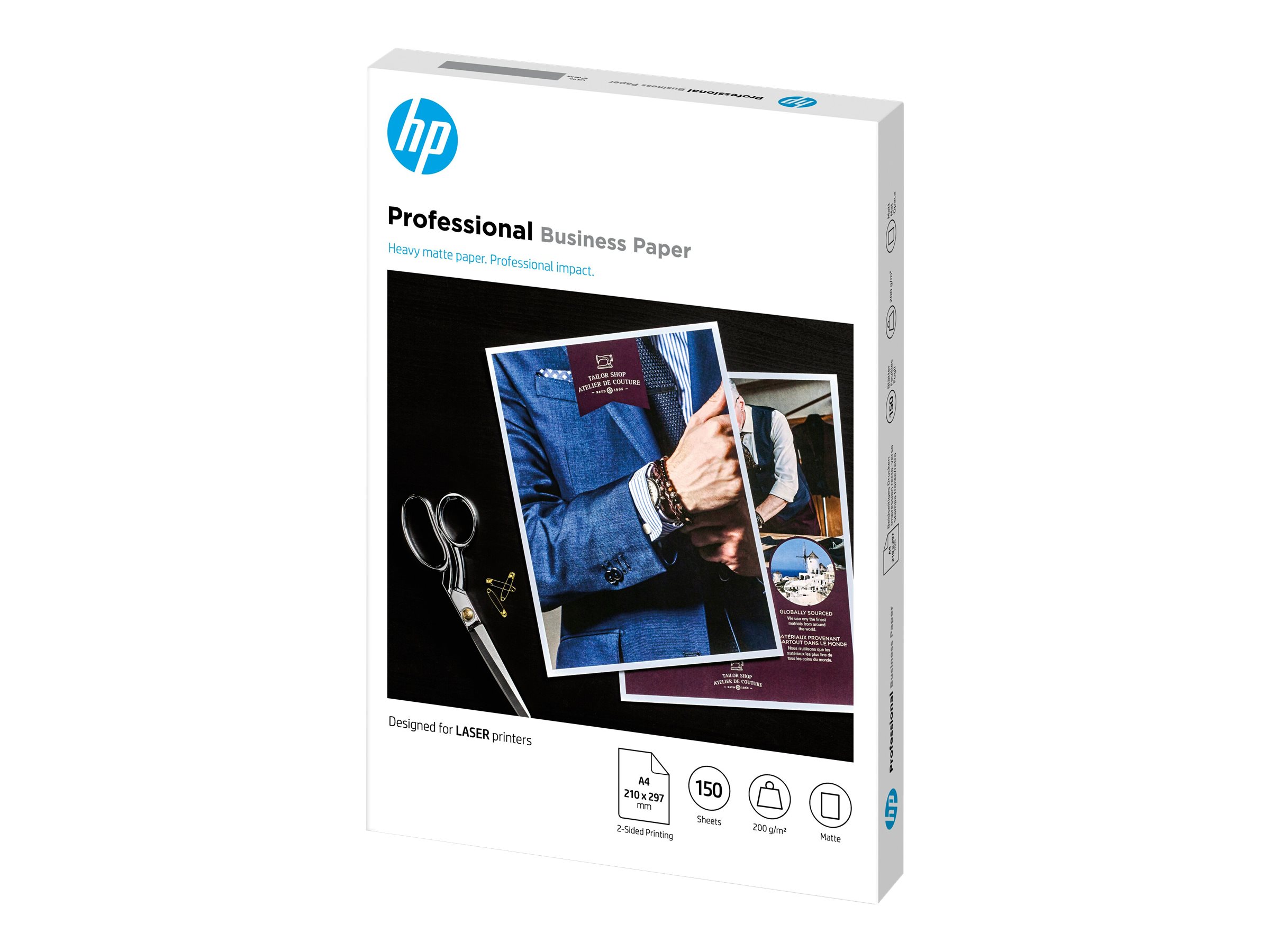 HP Professional - Matt - A4 (210 x 297 mm) - 200 g/m - 150 Blatt Fotopapier - fr Laser MFP 13X; LaserJet Managed Flow MFP E876