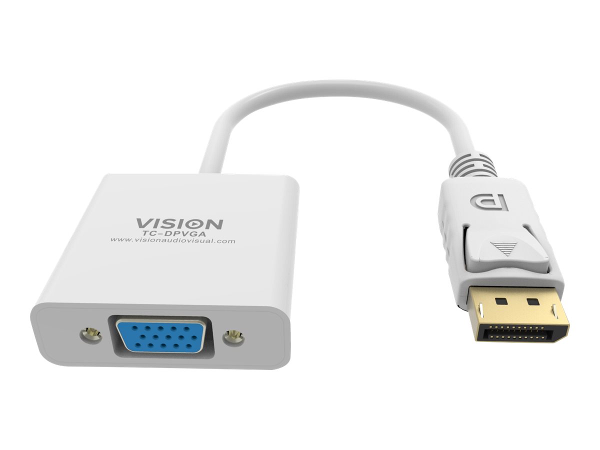 Vision - Videokonverter - DisplayPort - VGA - weiss