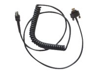 Zebra - Stromkabel - USB (M) Verriegelung - 3.66 m - gewickelt - fr Zebra DS3608, DS3678, LI3608, LI3678