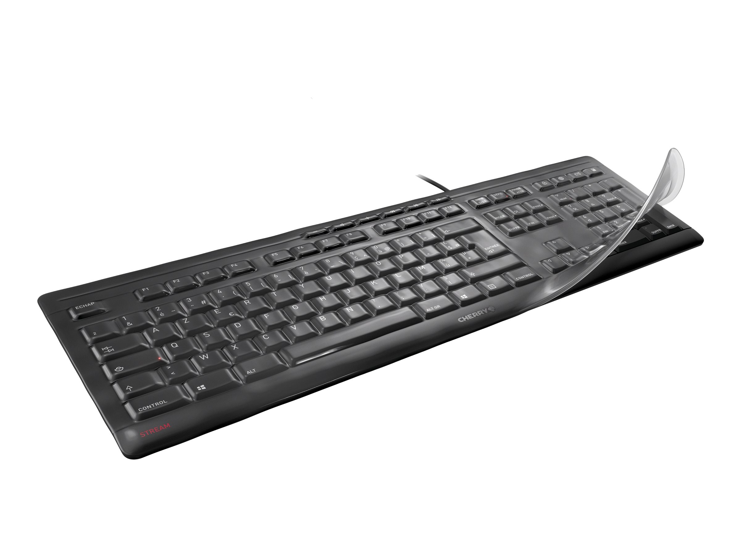 CHERRY WetEx European Layout with Windows Keys - Tastatur-Abdeckung - für eVolution STREAM XT Corded MultiMedia G85-23110; STREA