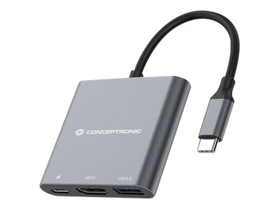 Conceptronic DONN01G - Dockingstation - USB-C - HDMI