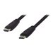 M-CAB UltraFlex - HDMI-Kabel mit Ethernet - HDMI mnnlich zu HDMI mnnlich - 20 m - Schwarz - rund, 4K Untersttzung