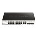 D-Link Web Smart DGS-1210-16 - Switch - managed - 16 x 10/100/1000 + 4 x Shared SFP - Desktop