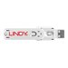 Lindy USB Port Blocker - USB-Portblocker - weiss