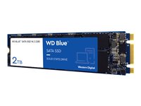 WD Blue 3D NAND SATA SSD WDS200T2B0B - SSD - 2 TB - intern - M.2 2280 - SATA 6Gb/s