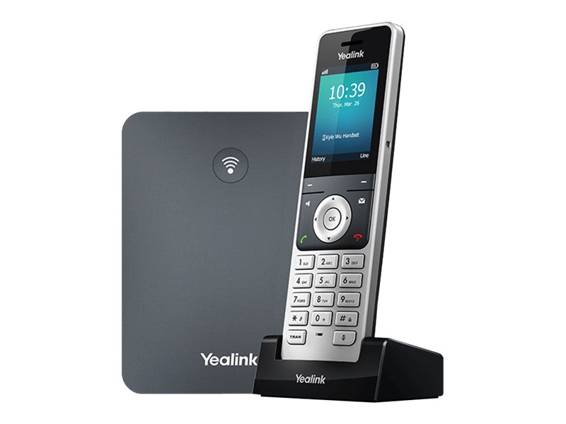 Yealink W76P - Schnurloses Telefon / VoIP-Telefon mit Rufnummernanzeige - 1900 MHz - DECT - dreiweg Anruffunktion - SIP, SIP v2,