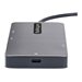 StarTech.com USB C Multiport Adapter, USB C auf Dual HDMI Video, 4K 60Hz, 5Gbit/s USB-A Hub, 100W PD Pass-through/GbE/SD-MicroSD