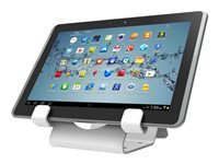 Compulocks Universal Tablet Holder with Coiled Cable Lock - Aufstellung - fr Tablett - verriegelbar - hochwertiges Aluminium - 