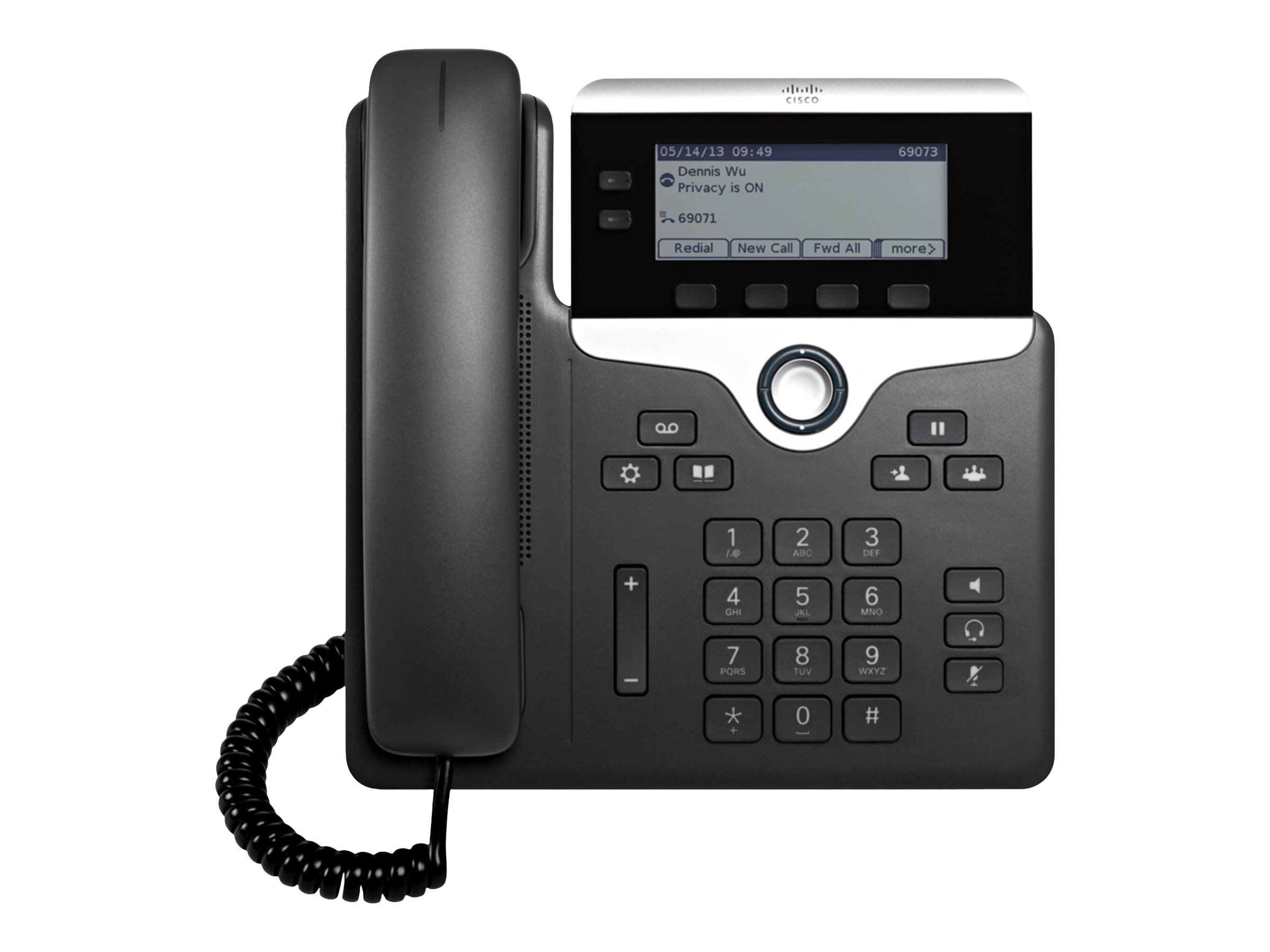 Cisco IP Phone 7821 - VoIP-Telefon - SIP, SRTP - 2 Leitungen