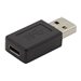 i-Tec - USB-Adapter - USB Typ A (M) zu 24 pin USB-C (W) - USB 3.1 - Schwarz