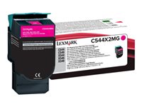 Lexmark - Besonders hohe Ergiebigkeit - Magenta - Original - Tonerpatrone LCCP - fr Lexmark C544, C546, X544, X546, X548