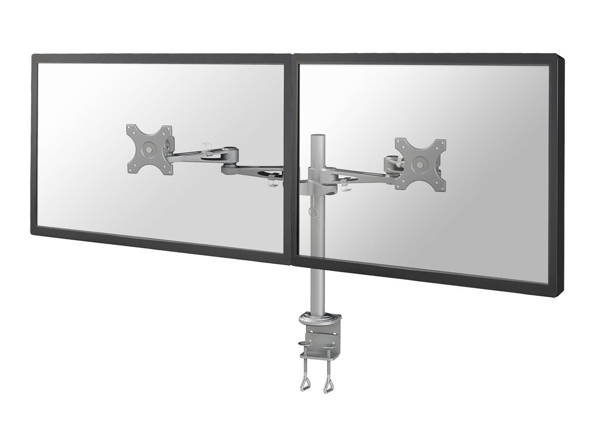 Neomounts FPMA-D935D - Befestigungskit - Voll beweglich - fr 2 LCD-Displays - Silber - Bildschirmgrsse: 25.4-68.6 cm (10