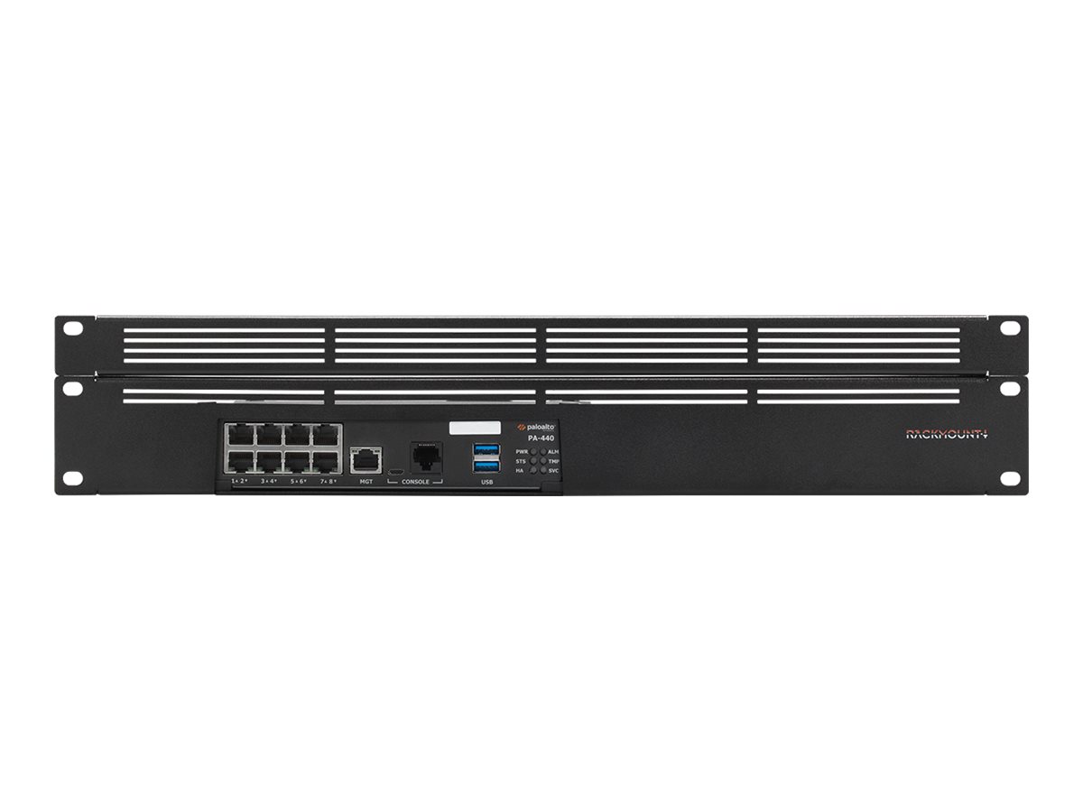 Rackmount.IT RM-PA-T7 - Montagesatz fr Netzwerkgerte - Rack montierbar - Signalschwarz RAL9004 - 1.3U - 48.3 cm (19