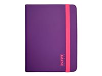 PORT Noumea Universal - Flip-Hlle fr Tablet - Polyurethan, Samt - lila, pink - 11