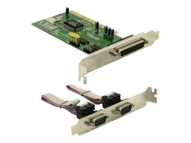 DeLock 1x Parallel & 2x Serial - PCI card - Adapter Parallel/Seriell - PCI - RS-232 - 2 Anschlsse + 1 paralleler Port
