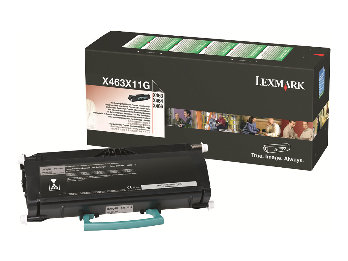 Lexmark - Besonders hohe Ergiebigkeit - Schwarz - Original - Tonerpatrone LCCP, LRP - fr Lexmark X463de, X464de, X466de, X466dt