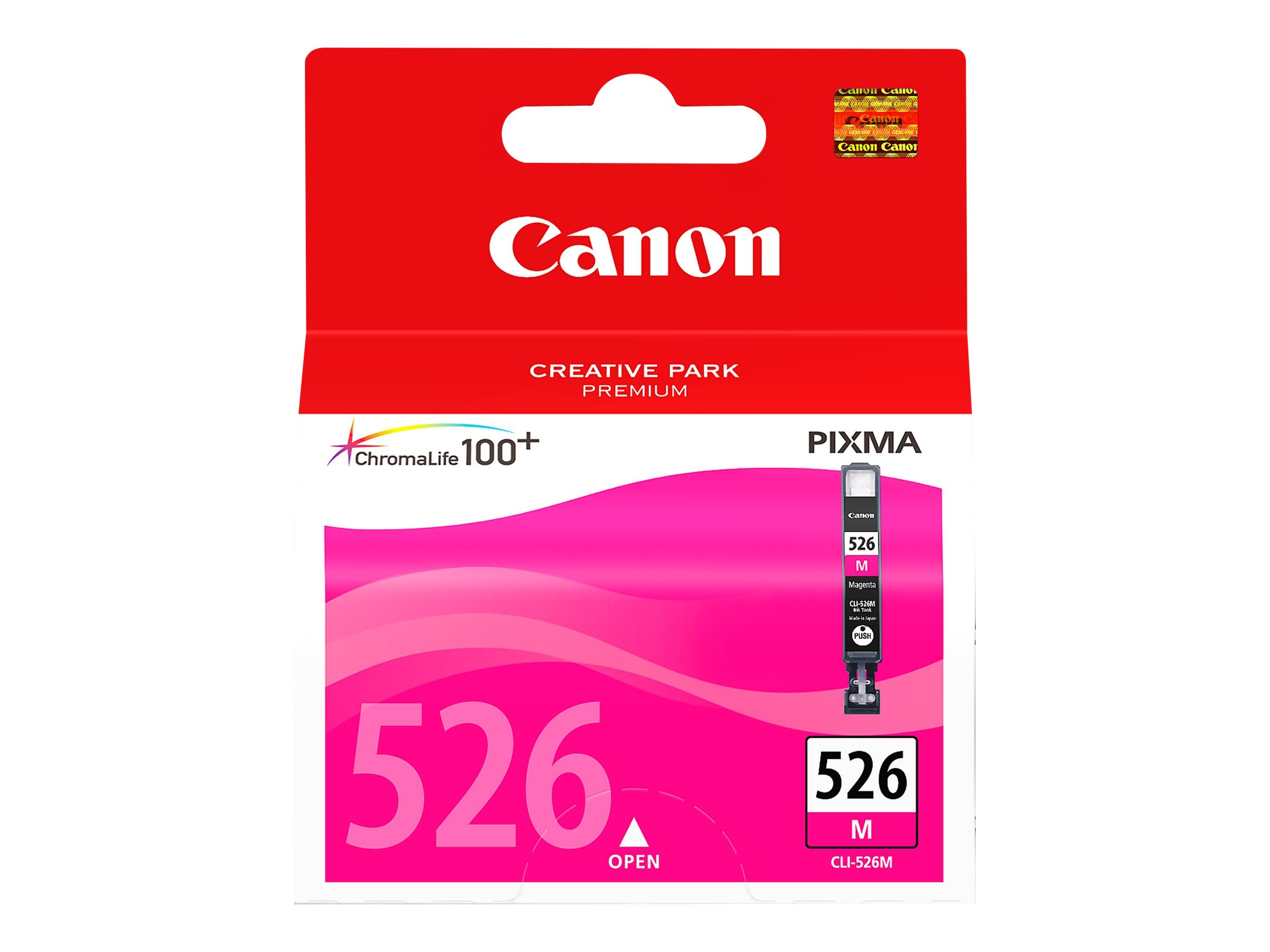 Canon CLI-526M - 9 ml - Magenta - Original - Tintenbehlter - fr PIXMA iP4950, iX6550, MG5250, MG5350, MG6150, MG6250, MG8150, 