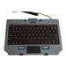 Gamber-Johnson Rugged Lite - Tastatur - mit Touchpad, Maustasten - Hintergrundbeleuchtung - USB 2.0 - AZERTY