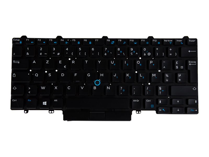 Dell - Tastatur - hinterleuchtet - Franzsisch - fr Dell Latitude E7250