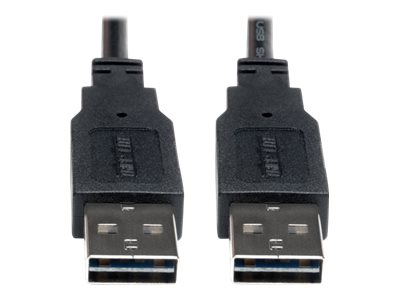 Eaton Tripp Lite Series Universal Reversible USB 2.0 Cable (Reversible A to Reversible A M/M), 10 ft. (3.05 m) - USB-Kabel - USB
